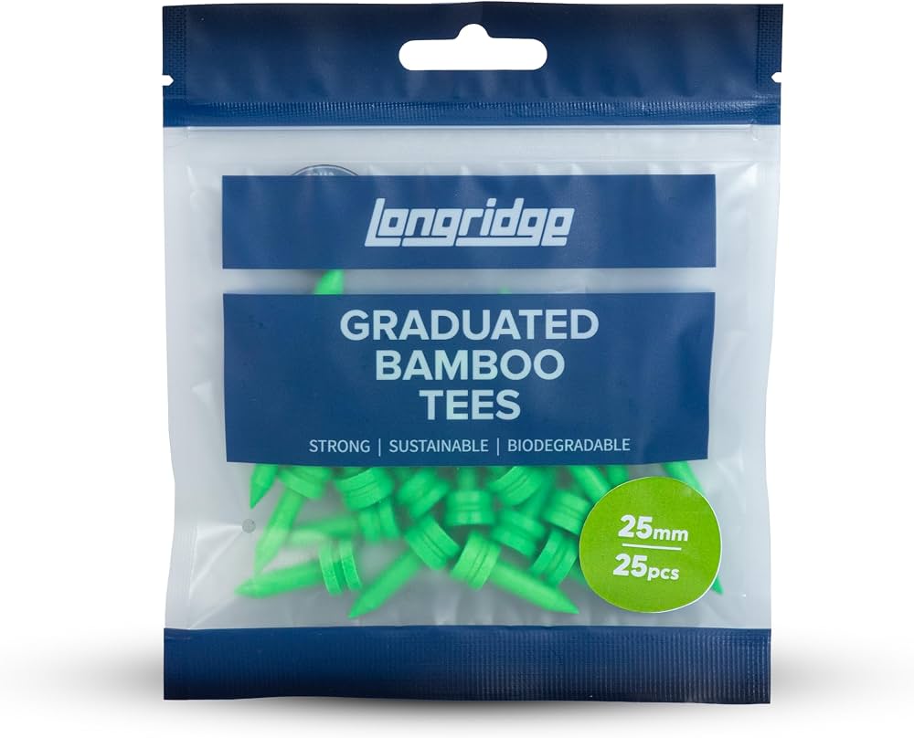LONGRIDGE GOLFA TEE KOCIŅI GRADUATED BAMBOO (25mm)