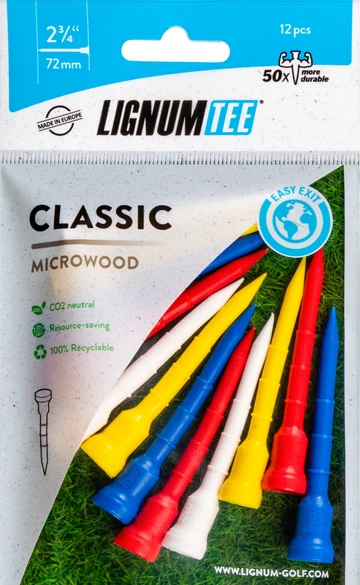 LIGNUM TEE 12PCS (72MM)